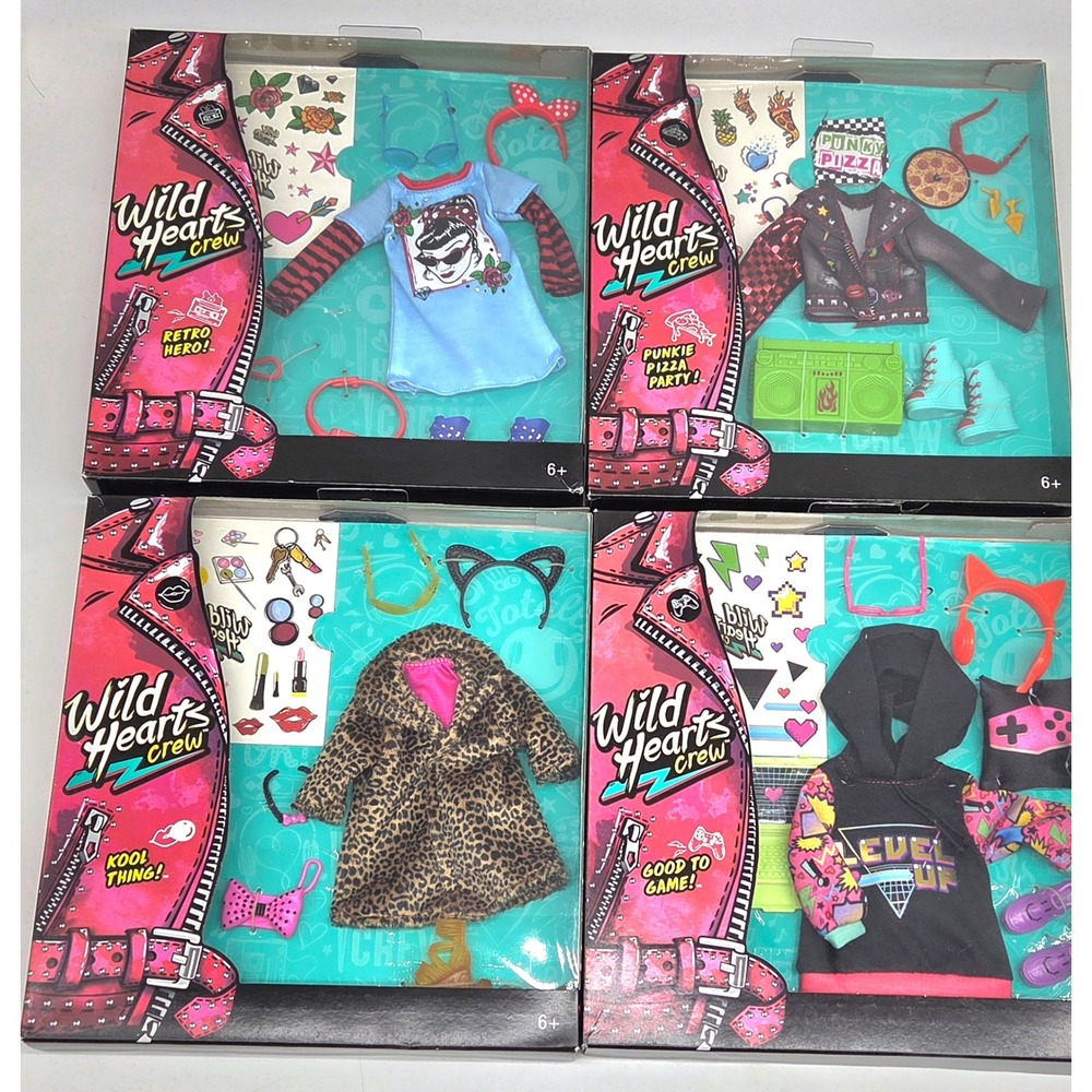 2019 Mattel-Wild Hearts Crew (Lot of 8) - Picture 2 of 5